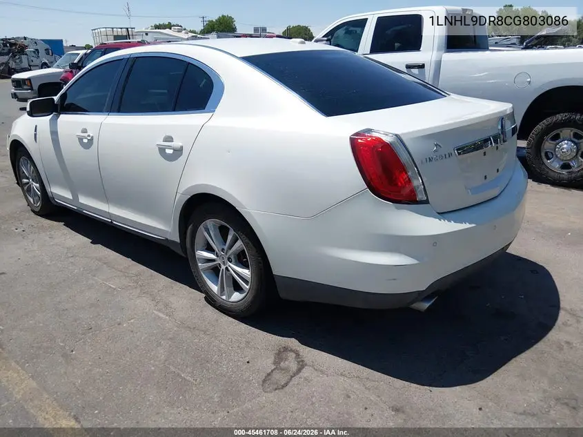 2012 Lincoln Mks VIN: 1LNHL9DR8CG803086 Lot: 45461708