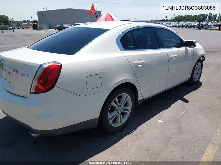 2012 Lincoln Mks VIN: 1LNHL9DR8CG803086 Lot: 45461708