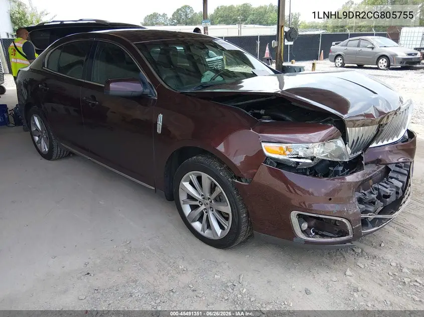 2012 Lincoln Mks VIN: 1LNHL9DR2CG805755 Lot: 45491351