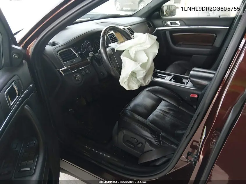 2012 Lincoln Mks VIN: 1LNHL9DR2CG805755 Lot: 45491351
