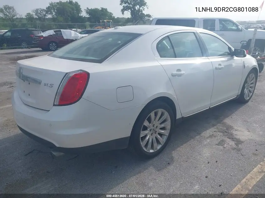 2012 Lincoln Mks VIN: 1LNHL9DR2CG801088 Lot: 45513600