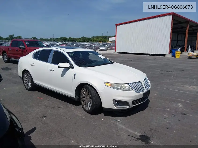 2012 Lincoln Mks VIN: 1LNHL9ER4CG806873 Lot: 45527422