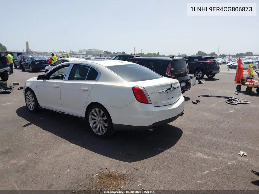 2012 Lincoln Mks VIN: 1LNHL9ER4CG806873 Lot: 45527422
