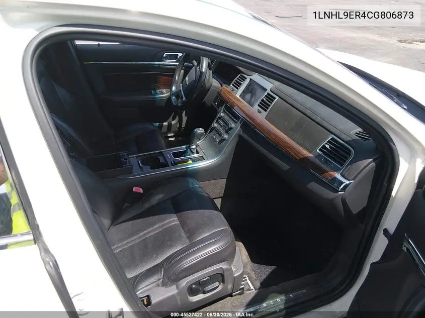 2012 Lincoln Mks VIN: 1LNHL9ER4CG806873 Lot: 45527422