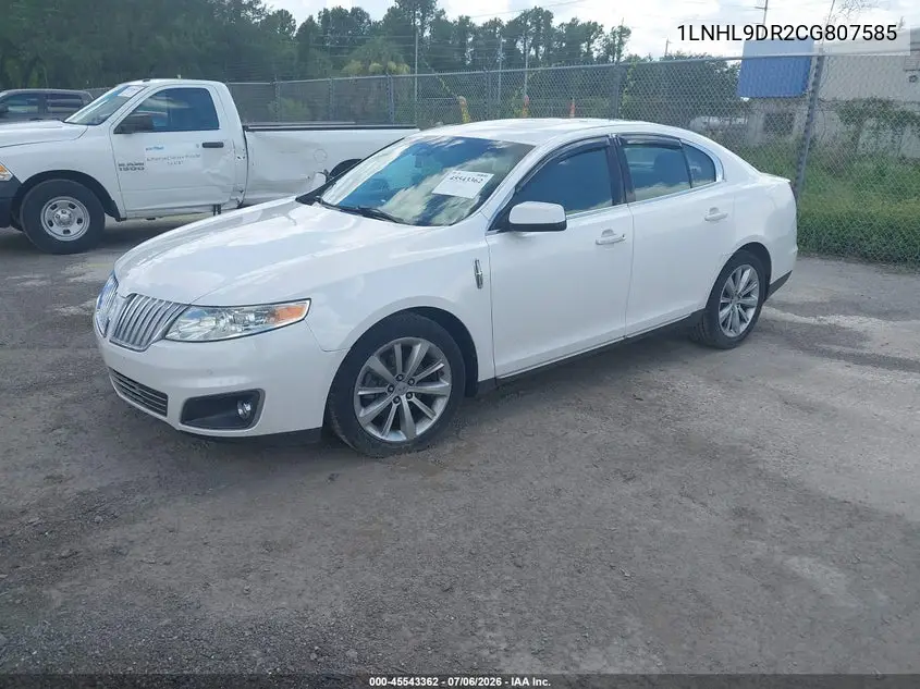 2012 Lincoln Mks VIN: 1LNHL9DR2CG807585 Lot: 45543362
