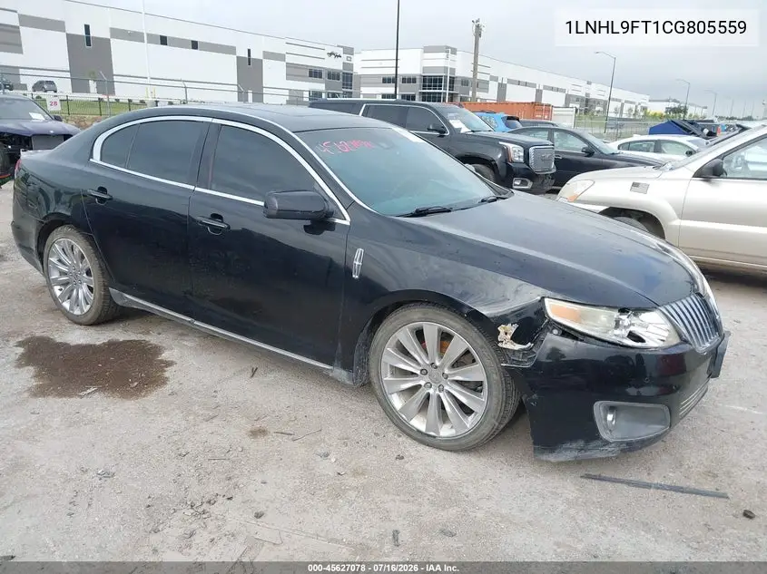 2012 Lincoln Mks Ecoboost VIN: 1LNHL9FT1CG805559 Lot: 45627078