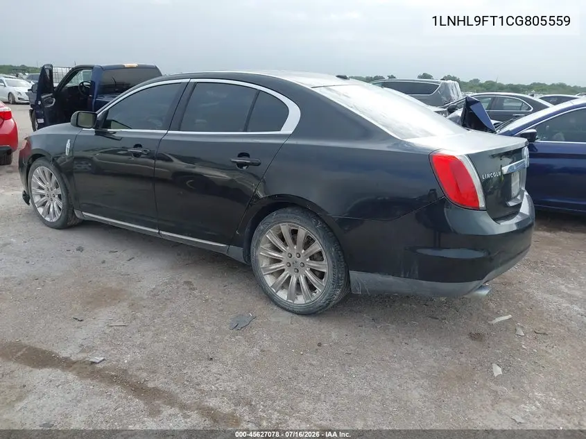 2012 Lincoln Mks Ecoboost VIN: 1LNHL9FT1CG805559 Lot: 45627078