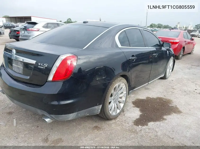 2012 Lincoln Mks Ecoboost VIN: 1LNHL9FT1CG805559 Lot: 45627078