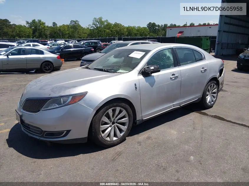 2013 Lincoln Mks VIN: 1LNHL9DK7DG605958 Lot: 44898443
