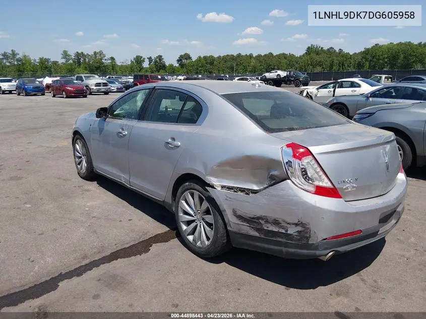 2013 Lincoln Mks VIN: 1LNHL9DK7DG605958 Lot: 44898443