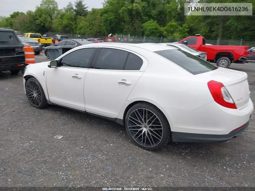 2013 Lincoln Mks VIN: 1LNHL9EK4DG616236 Lot: 45157406