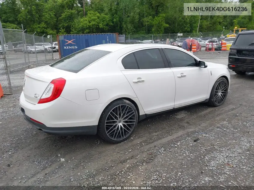 2013 Lincoln Mks VIN: 1LNHL9EK4DG616236 Lot: 45157406