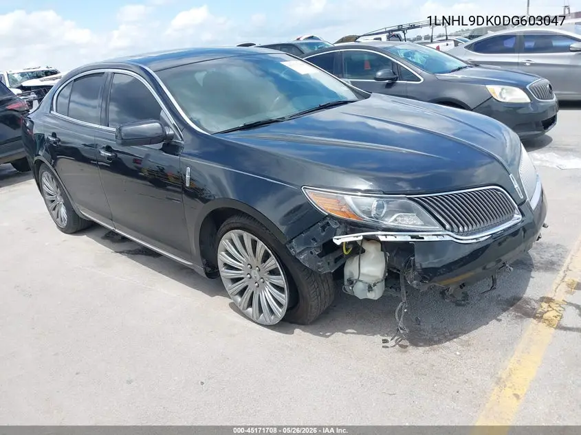 2013 Lincoln Mks VIN: 1LNHL9DK0DG603047 Lot: 45171708