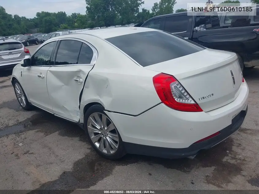 2013 Lincoln Mks Ecoboost VIN: 1LNHL9FT6DG610185 Lot: 45236053