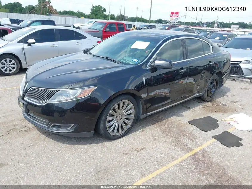 2013 Lincoln Mks VIN: 1LNHL9DKXDG612340 Lot: 45247187
