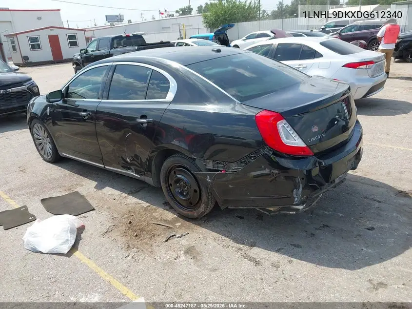 2013 Lincoln Mks VIN: 1LNHL9DKXDG612340 Lot: 45247187