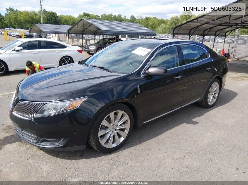 2013 Lincoln Mks Ecoboost VIN: 1LNHL9FT5DG603325 Lot: 45375066