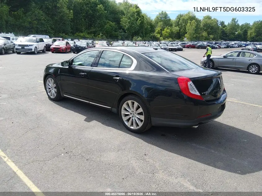 2013 Lincoln Mks Ecoboost VIN: 1LNHL9FT5DG603325 Lot: 45375066