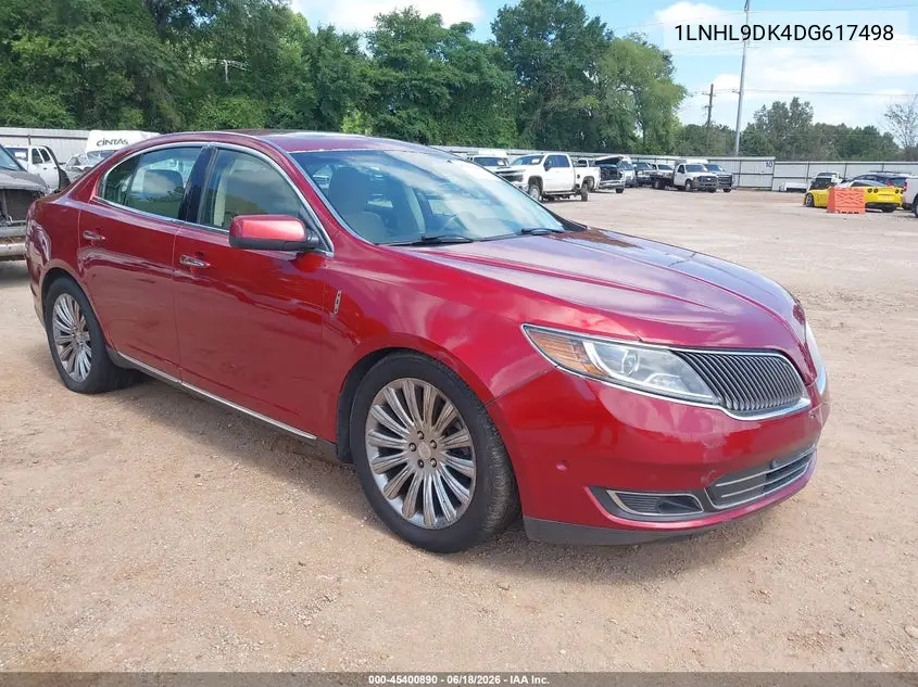 2013 Lincoln Mks VIN: 1LNHL9DK4DG617498 Lot: 45400890