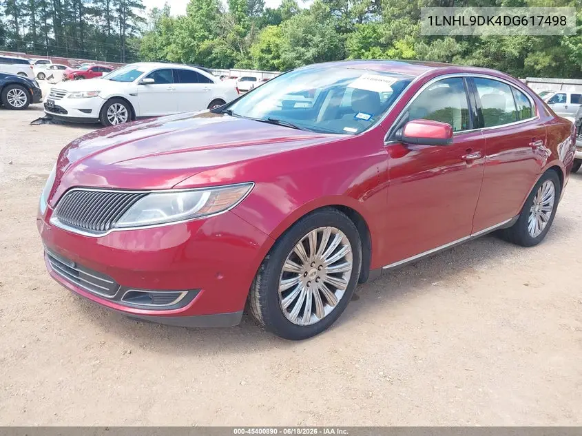 2013 Lincoln Mks VIN: 1LNHL9DK4DG617498 Lot: 45400890