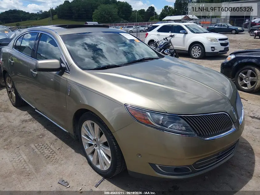 2013 Lincoln Mks Ecoboost VIN: 1LNHL9FT6DG605326 Lot: 45422211