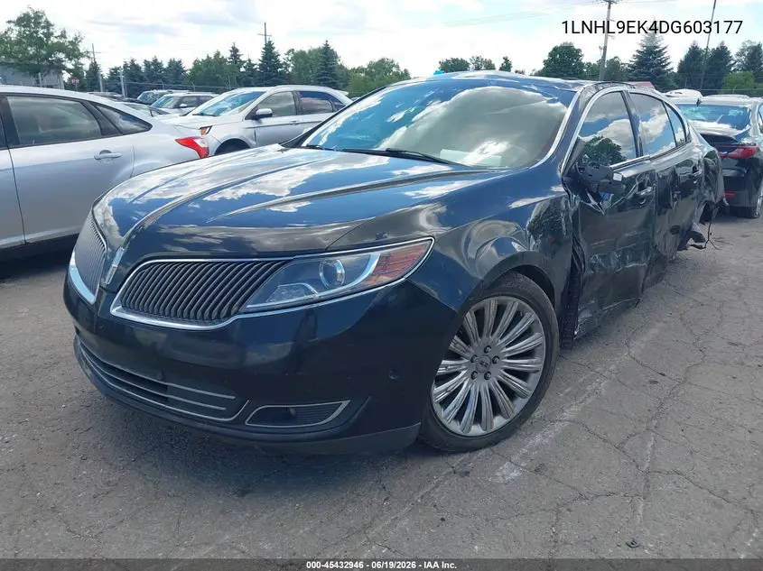 2013 Lincoln Mks VIN: 1LNHL9EK4DG603177 Lot: 45432946