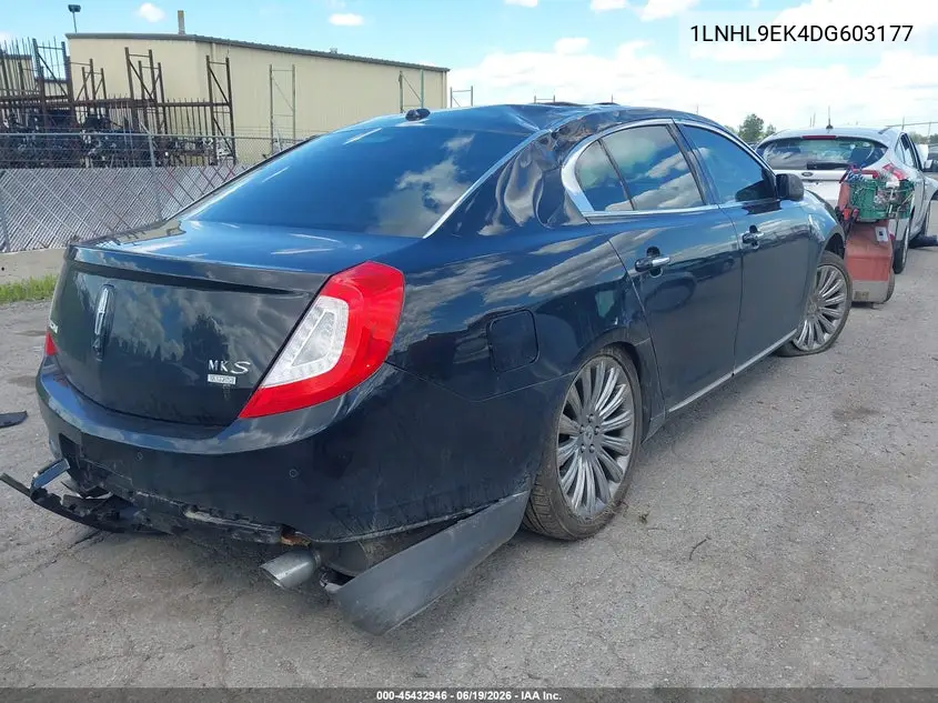 2013 Lincoln Mks VIN: 1LNHL9EK4DG603177 Lot: 45432946