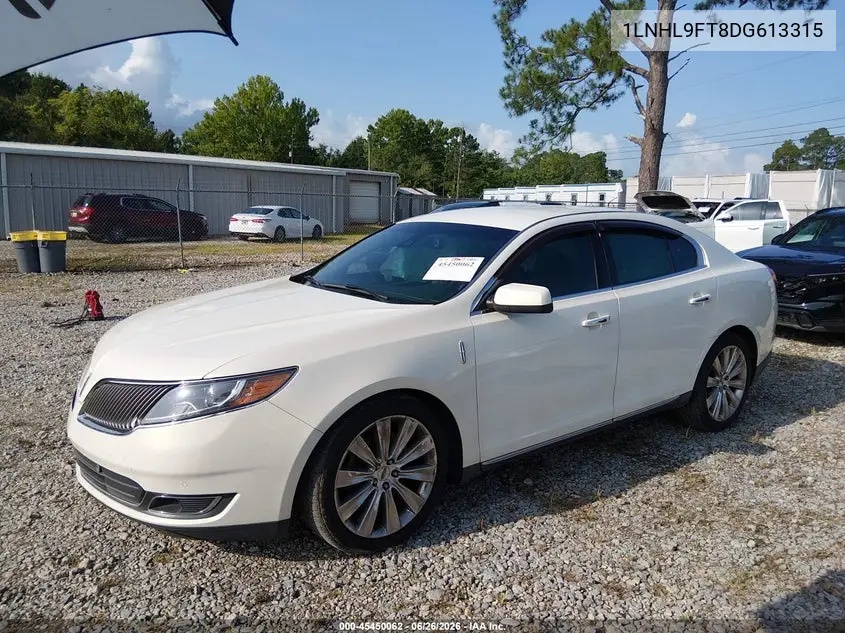 2013 Lincoln Mks Ecoboost VIN: 1LNHL9FT8DG613315 Lot: 45450062