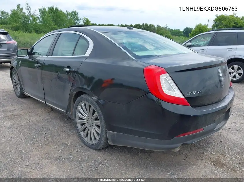 2013 Lincoln Mks VIN: 1LNHL9EKXDG606763 Lot: 45487836