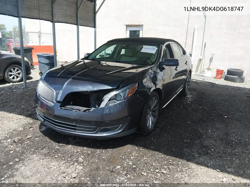 2013 Lincoln Mks VIN: 1LNHL9DK4DG618747 Lot: 45513603