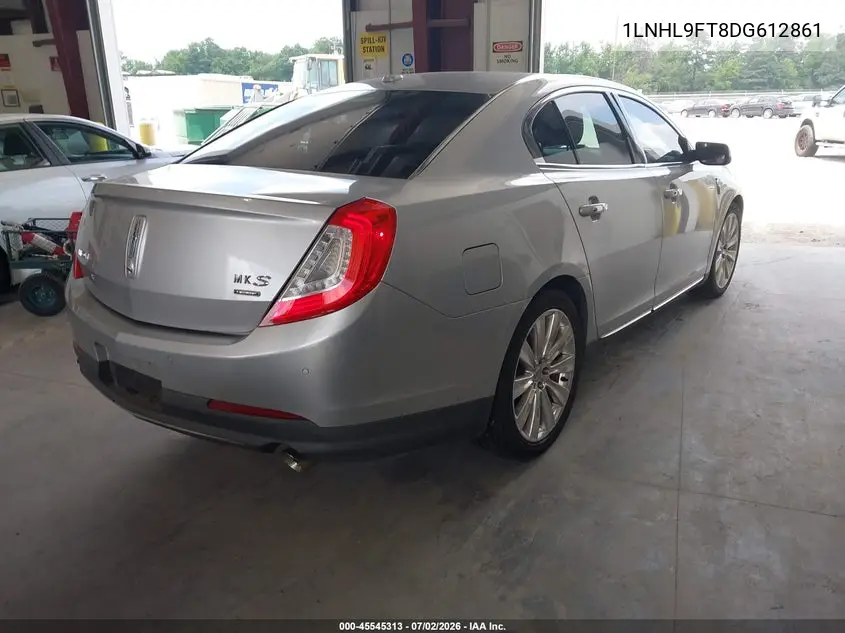 2013 Lincoln Mks Ecoboost VIN: 1LNHL9FT8DG612861 Lot: 45545313
