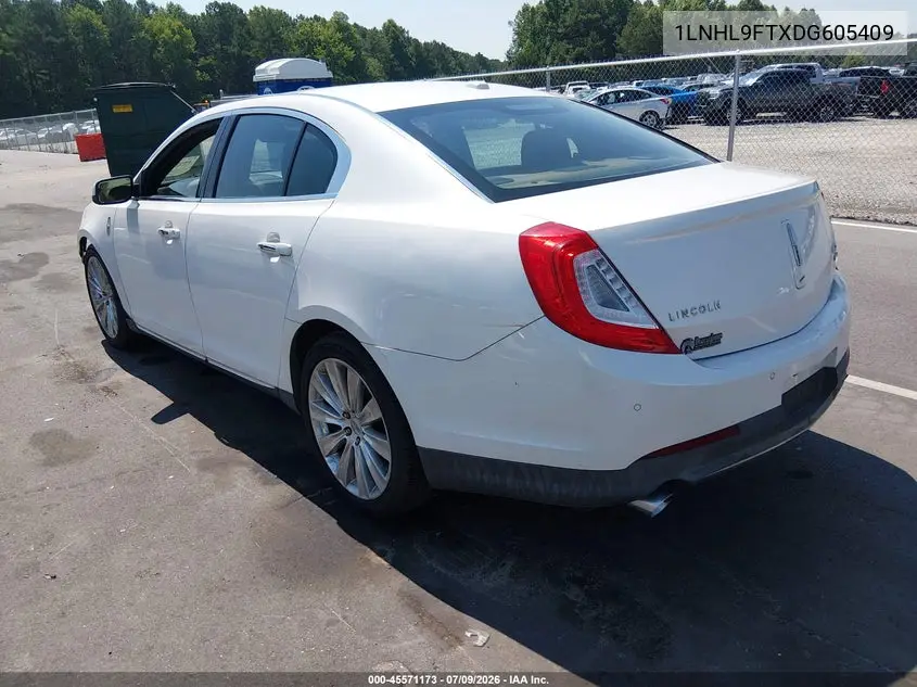 2013 Lincoln Mks Ecoboost VIN: 1LNHL9FTXDG605409 Lot: 45571173