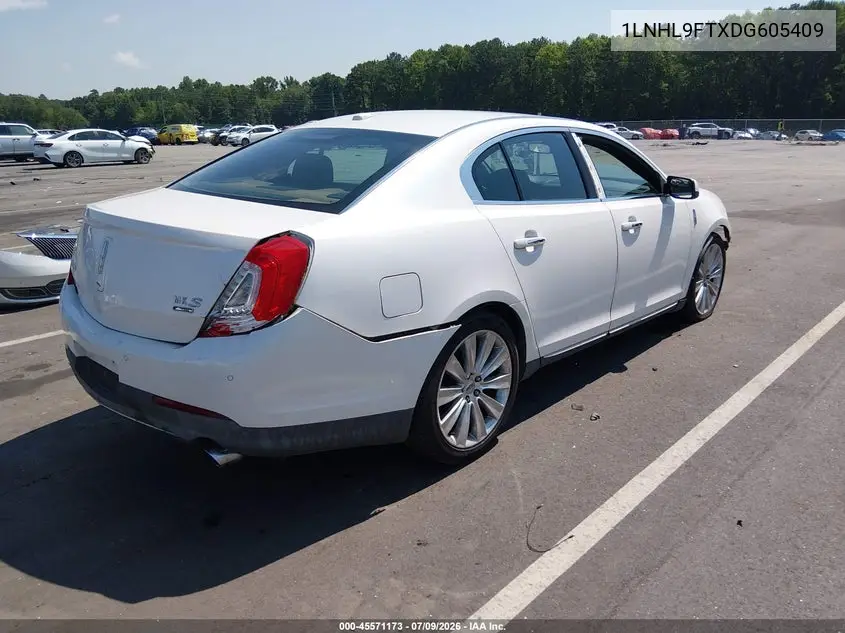 2013 Lincoln Mks Ecoboost VIN: 1LNHL9FTXDG605409 Lot: 45571173