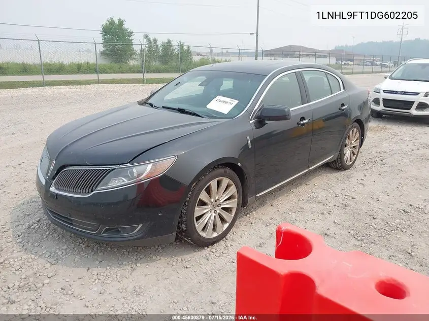 2013 Lincoln Mks Ecoboost VIN: 1LNHL9FT1DG602205 Lot: 45600879