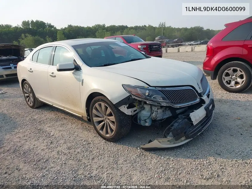 2013 Lincoln Mks VIN: 1LNHL9DK4DG600099 Lot: 45627145