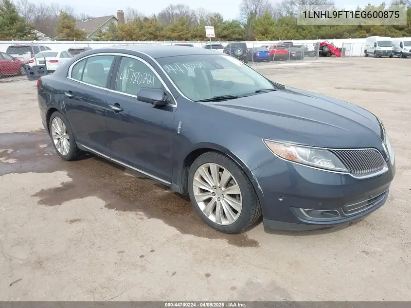 2014 Lincoln Mks Ecoboost VIN: 1LNHL9FT1EG600875 Lot: 44780224