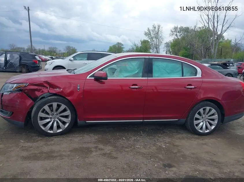 2014 Lincoln Mks VIN: 1LNHL9DK9EG610855 Lot: 45021053