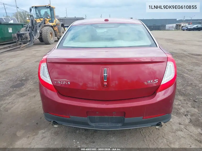 2014 Lincoln Mks VIN: 1LNHL9DK9EG610855 Lot: 45021053