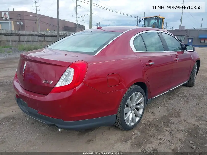 2014 Lincoln Mks VIN: 1LNHL9DK9EG610855 Lot: 45021053