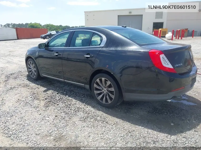 2014 Lincoln Mks VIN: 1LNHL9DK7EG601510 Lot: 45035078
