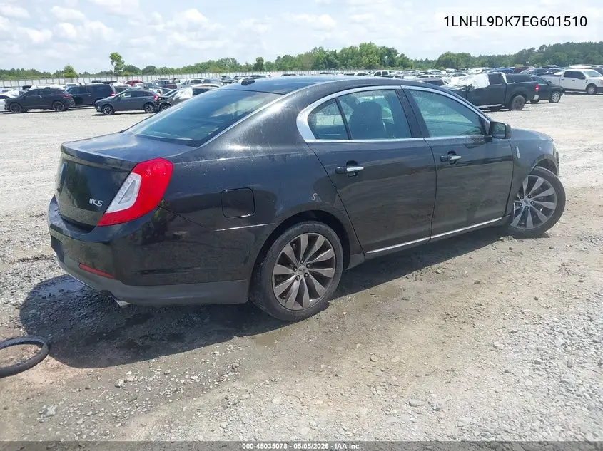 2014 Lincoln Mks VIN: 1LNHL9DK7EG601510 Lot: 45035078