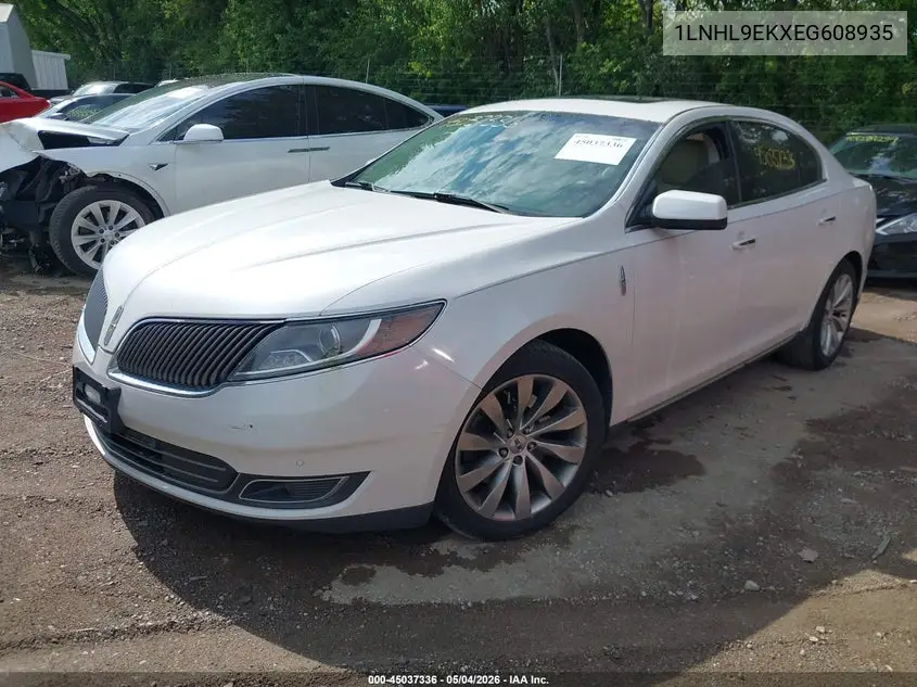 2014 Lincoln Mks VIN: 1LNHL9EKXEG608935 Lot: 45037336