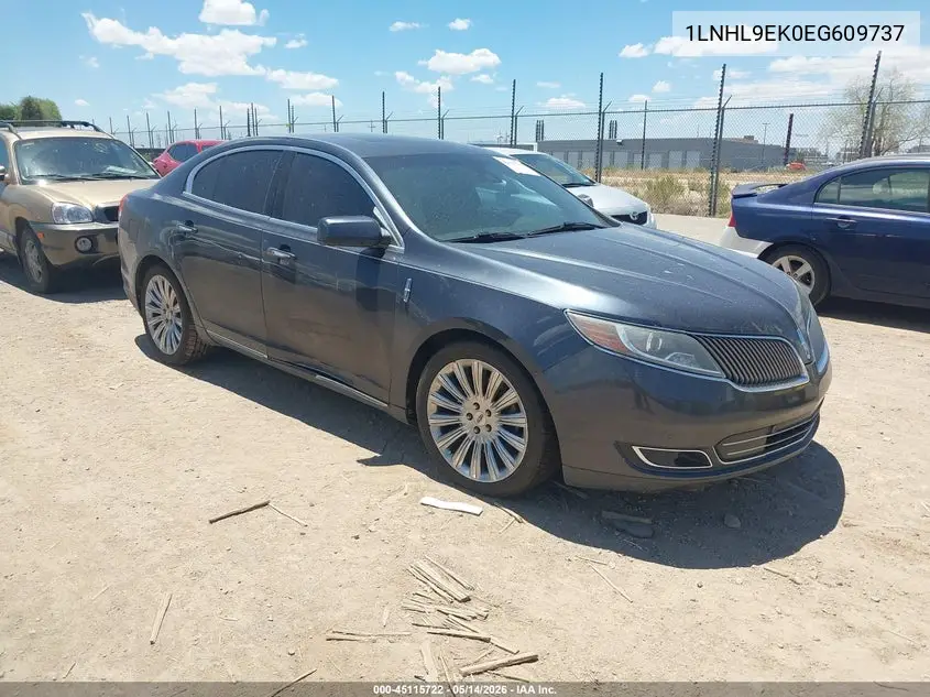 2014 Lincoln Mks VIN: 1LNHL9EK0EG609737 Lot: 45115722