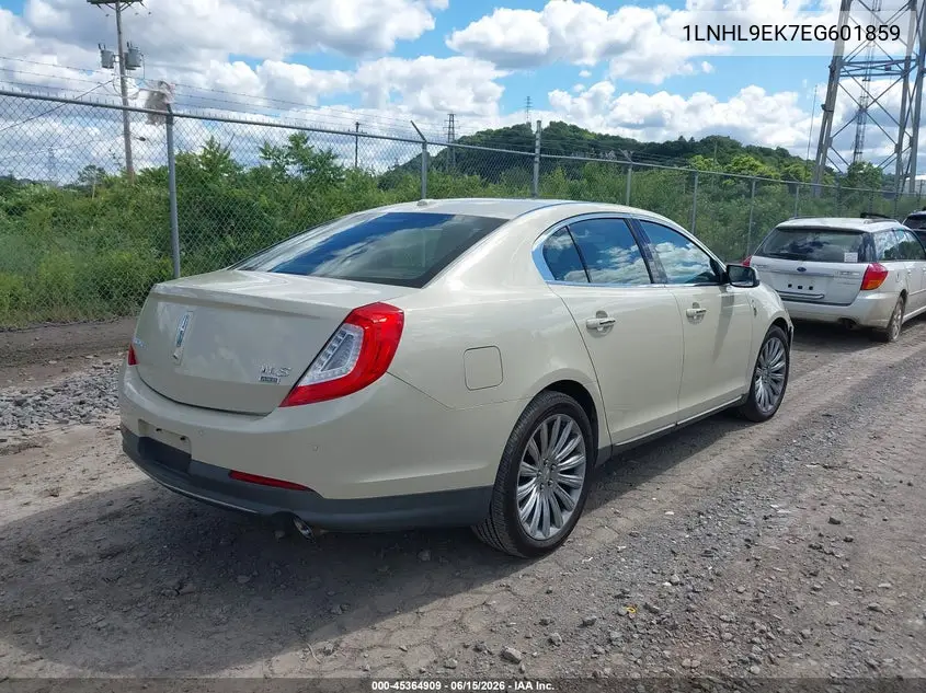 2014 Lincoln Mks VIN: 1LNHL9EK7EG601859 Lot: 45364909