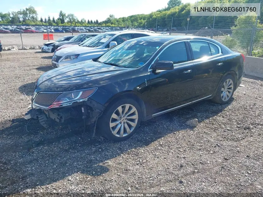 2014 Lincoln Mks VIN: 1LNHL9DK8EG601760 Lot: 45440050