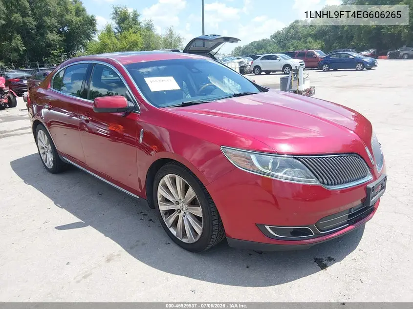 2014 Lincoln Mks Ecoboost VIN: 1LNHL9FT4EG606265 Lot: 45529537