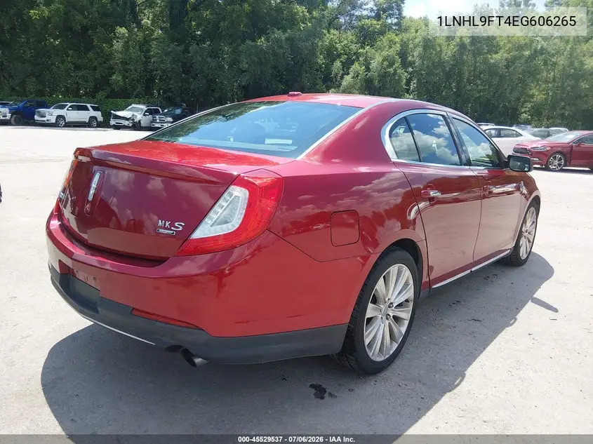 2014 Lincoln Mks Ecoboost VIN: 1LNHL9FT4EG606265 Lot: 45529537