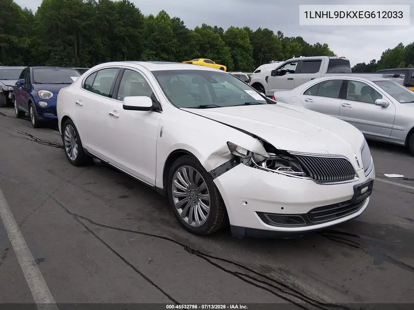 2014 Lincoln Mks VIN: 1LNHL9DKXEG612033 Lot: 45532796