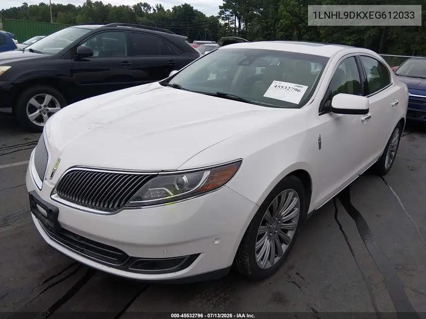 2014 Lincoln Mks VIN: 1LNHL9DKXEG612033 Lot: 45532796