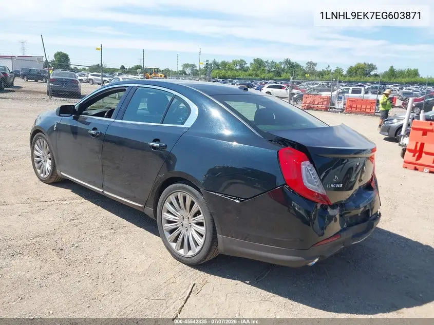 2014 Lincoln Mks VIN: 1LNHL9EK7EG603871 Lot: 45542835